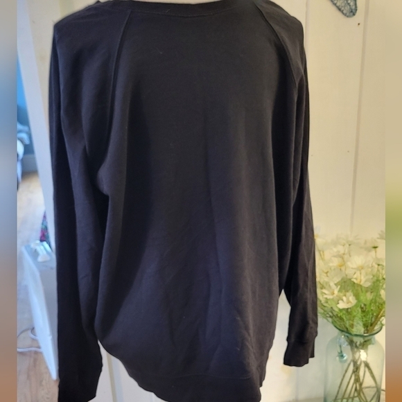 Torrid Gold Sequin & Black Party Sweatshirt Size 16 - Picture 9 of 11